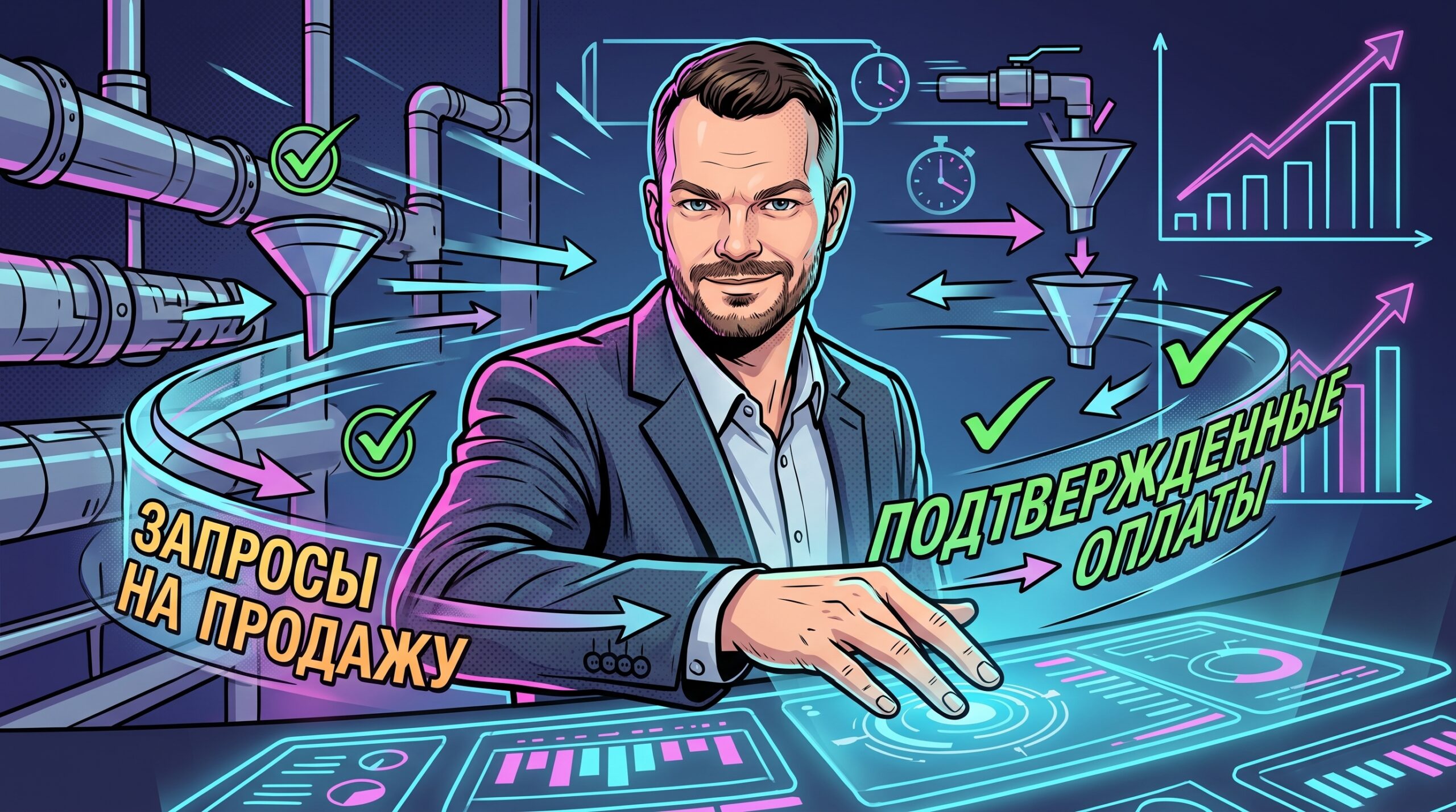 Автоматизация продаж: как сократить цикл от заявки до оплаты в 10 раз без найма новых менеджеров