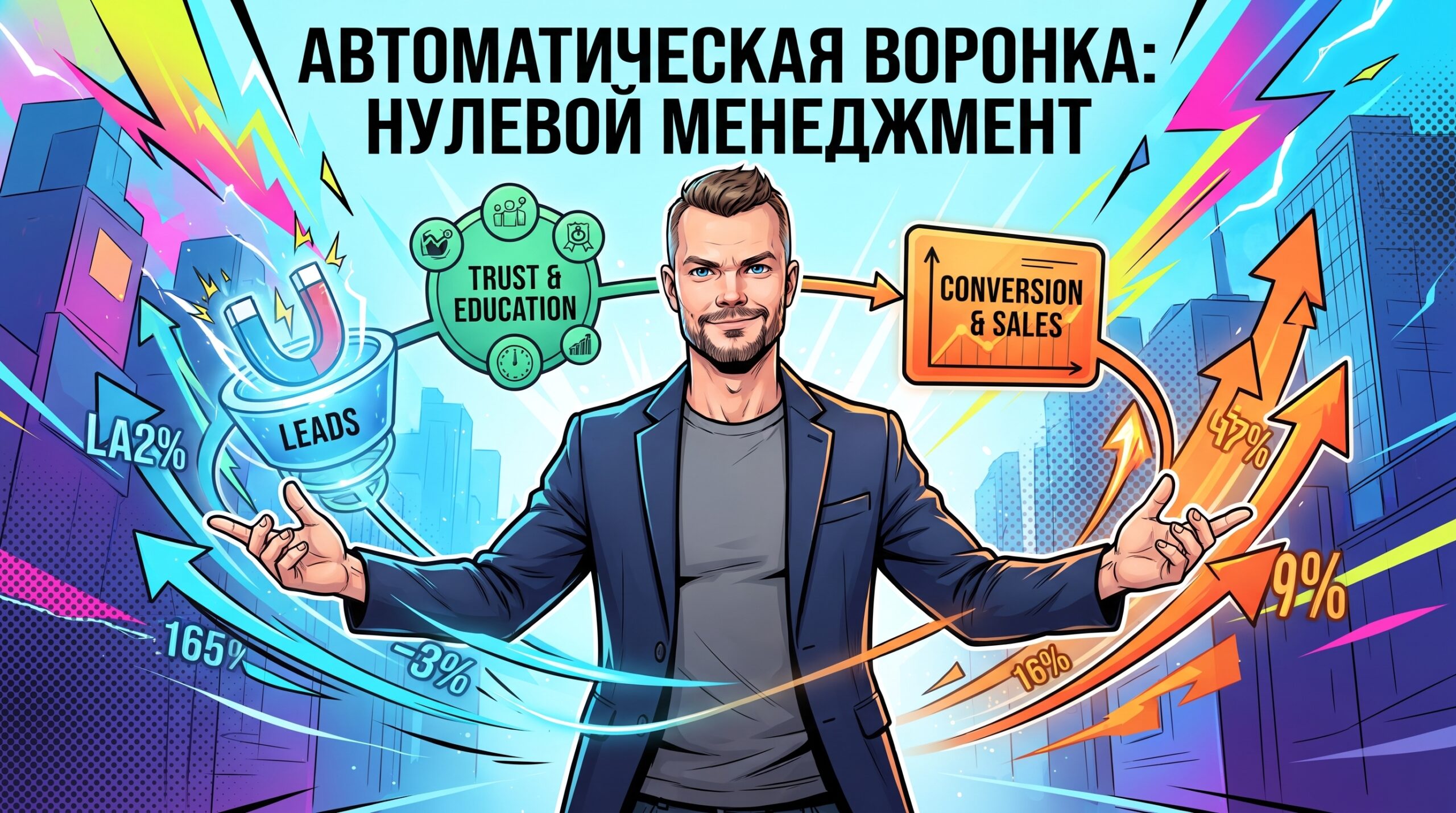 Автоворонка для услуг: как продавать без менеджера и выстроить систему доверия с конверсией до 5%
