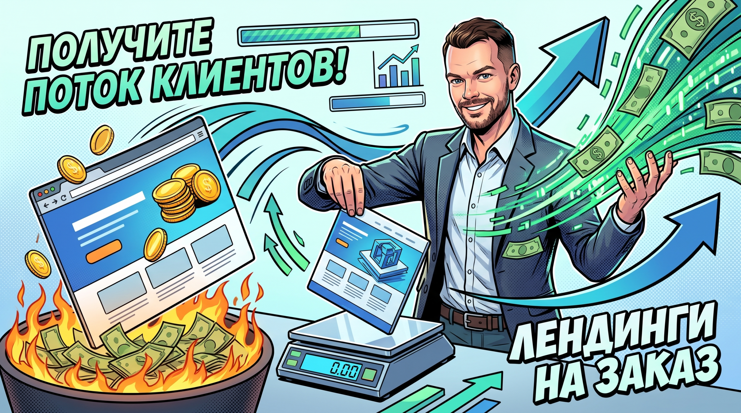 Лендинг или многостраничный сайт под платный трафик: что выбрать, чтобы не слить бюджет в ноль в 2025 году